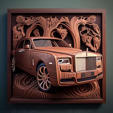 3D модель Rolls Royce Ghost (STL)